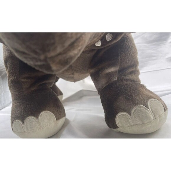 Vintage HugFun Dinosaur Dino Brown Triceratops 30” Plush Stuffed Animal Toy RARE - Picture 6 of 16